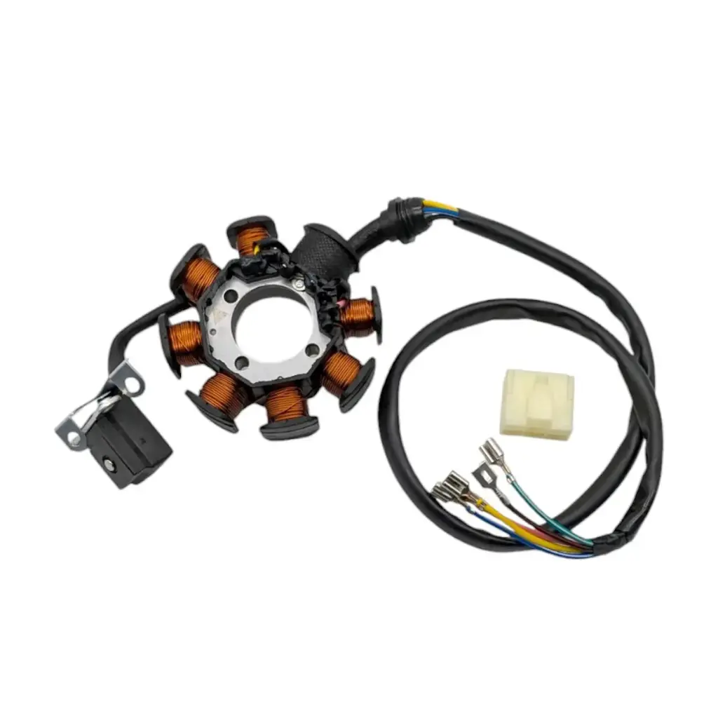 BOBINA CORONA GEN P/ ZS150/ZS200/NANO200/HJ125/CG200/MAGNUM MONOF- 7+1 3H