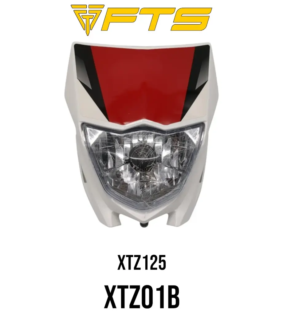 CARETA CON FOCO  GEN P/ XTZ BLANCA