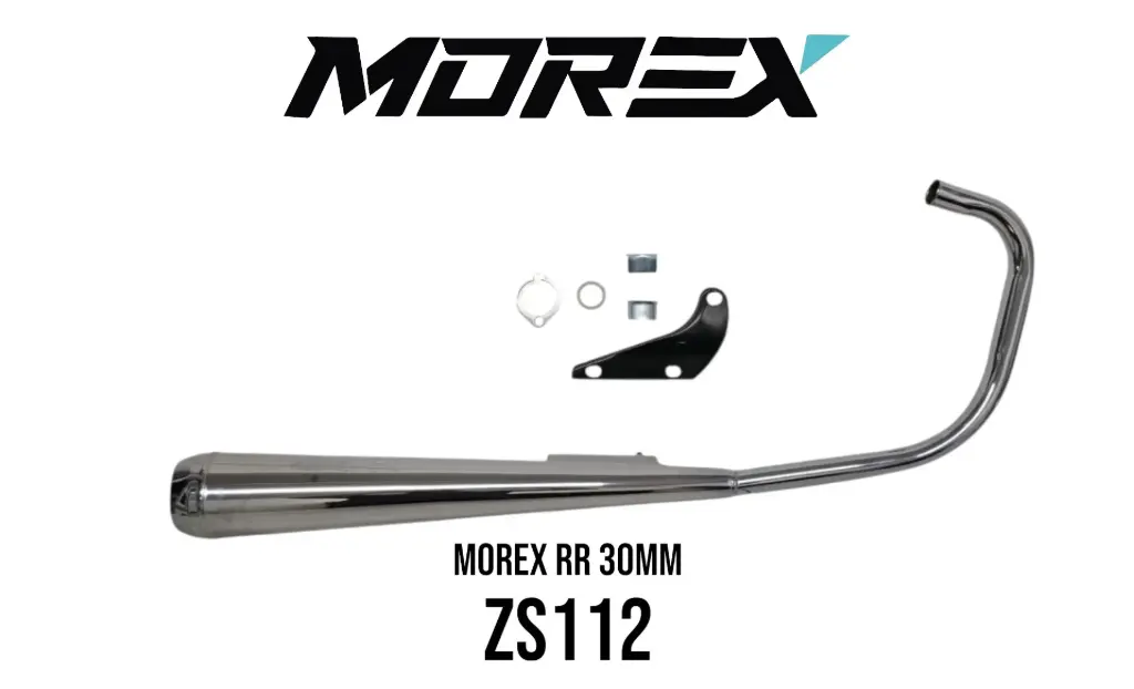 MUFLA RACING GEN P- ZS200-ZS250-NANO-CG200 MOREX RR 30MM
