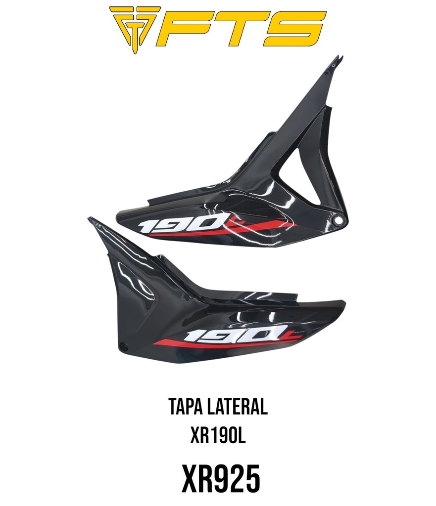 TAPA LATERAL XR190L NEGRO