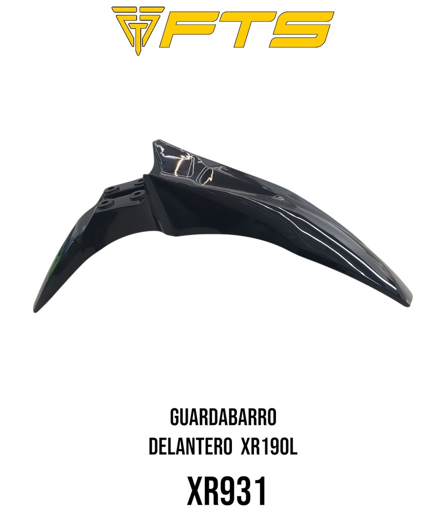 GUARDABARRO DELANTERO  XR190L NEGRO