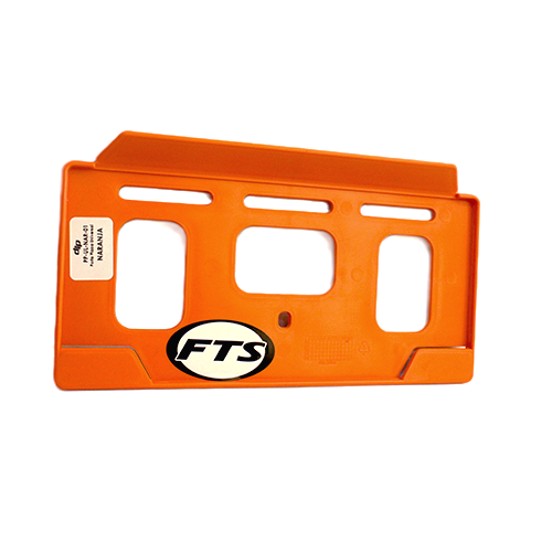 PORTA PLACA UNIV NARANJA