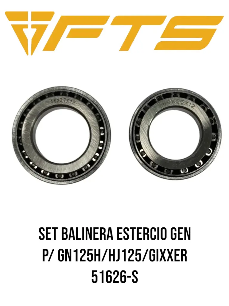 SET BALINERA ESTERCIO GEN P/ GN125H/HJ125/GIXXER (48X27X12 Y 45X25X12)