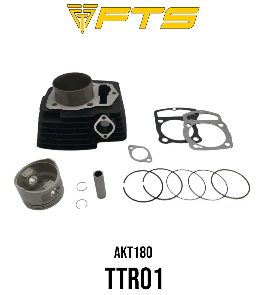 KIT CILINDRO AKT / TTR180 / CR5(PISTON 63 RASPIN 15MM )