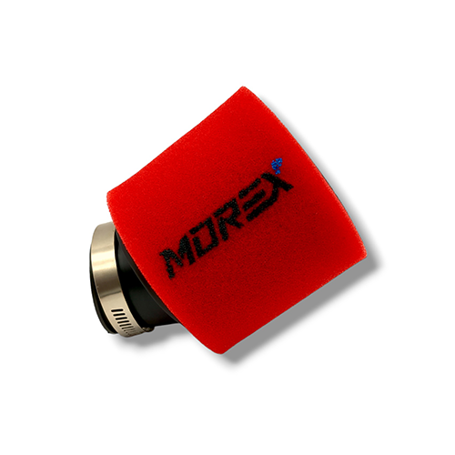 FILTRO AIRE /48MM/CURVO/ ESPONJA-ROJA MOREX
