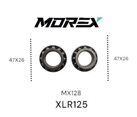 SET BALINERA ESTERCIO XLR125/NXR/XL200/SMX (47X26X15 Y 47X26X15) BALIN