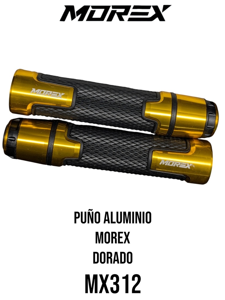 PUÑO ALUMINIO MOREX DORADO
