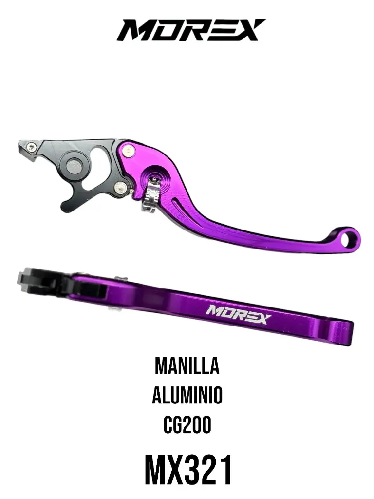 MANILLA ALUMINIO SET CG200/ZS200/ZS0/NANO MOREX MORADO   