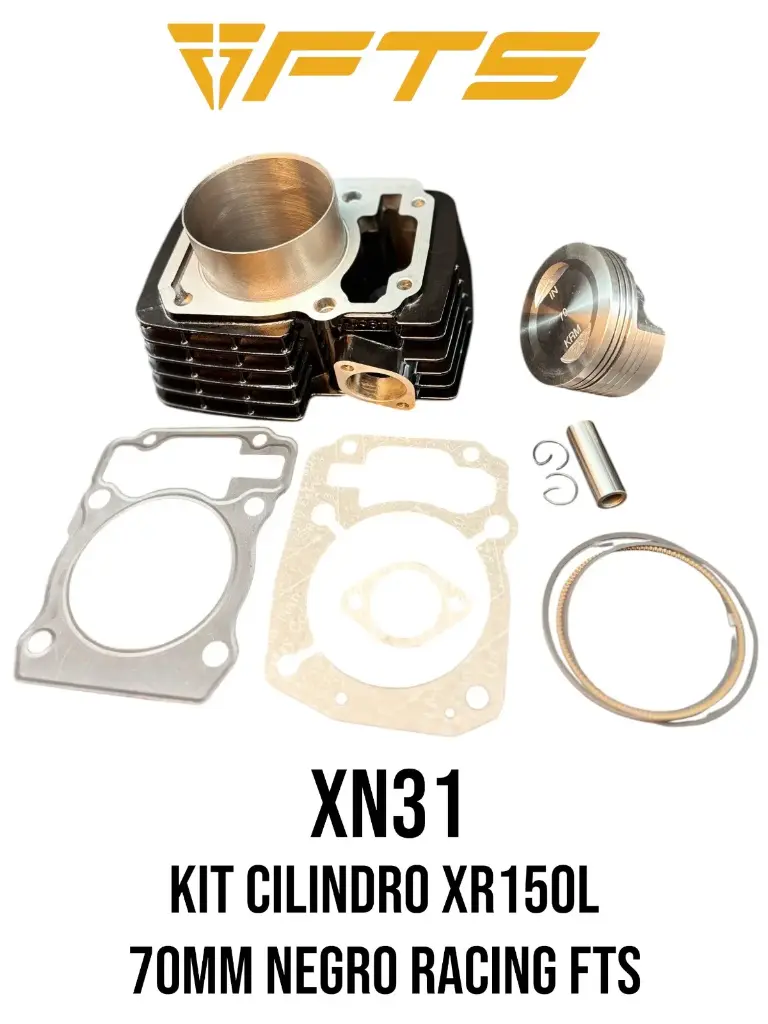 KIT CILINDRO XR150L 70MM NEGRO RACING 