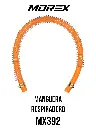 MANGUERA RESPIRADERO/GASOLINA/FRENO NARANJA UNIV 11x40mm
